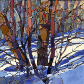Ash Trees in Late Afternoon