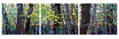 Rd 6N From the Woods in Spring  (Triptych)