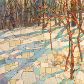 Winter Shadows Near the Spring